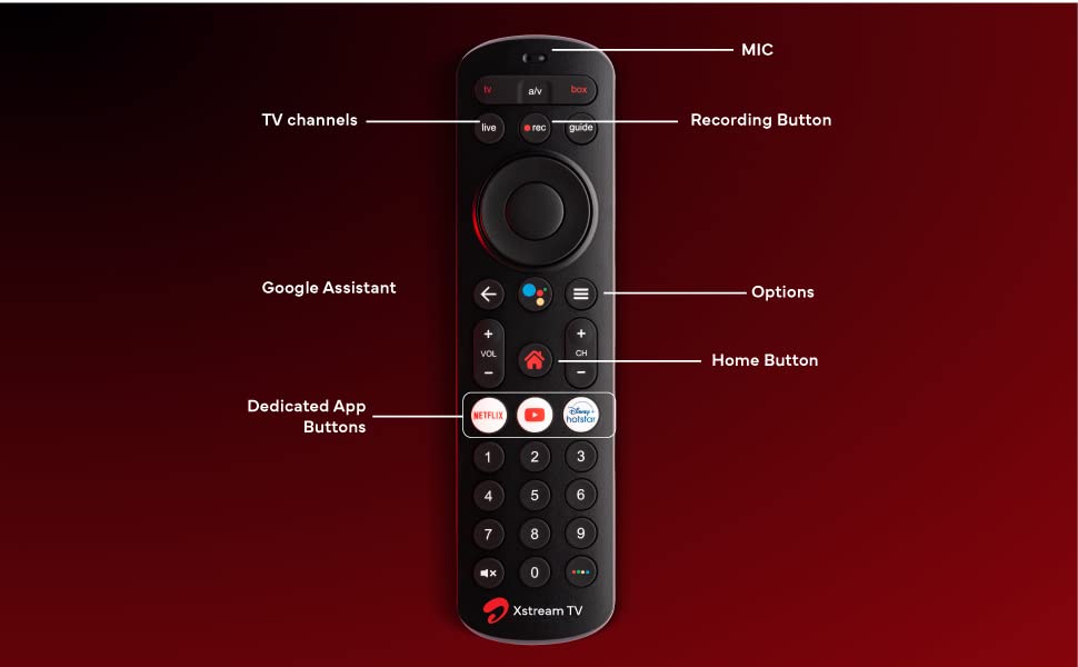 Airtel Xstream Android TV Box with 1 Month Ultimate Kannada HD Pack, Free Installation, No Dish Antenna - Image 2