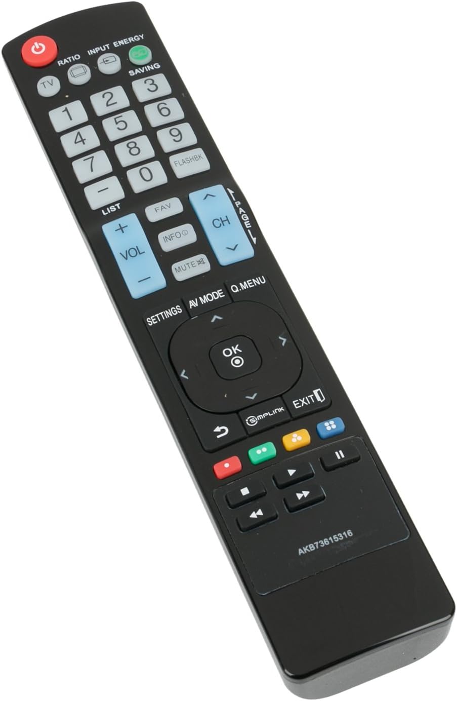 AKB73615316 Replacement Remote Control for LG Plasma LED LCD HDTVs 32-60 Inch - Image 3