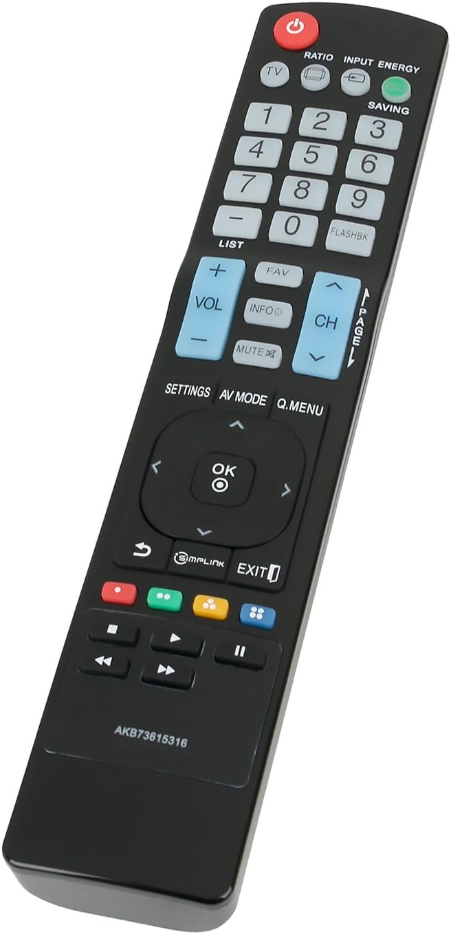 AKB73615316 Replacement Remote Control for LG Plasma LED LCD HDTVs 32-60 Inch - Image 5