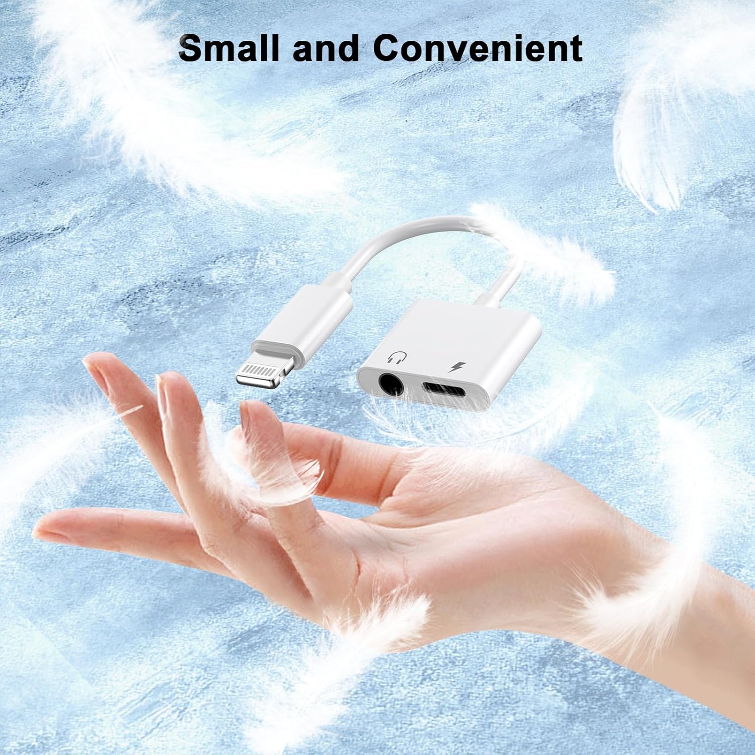 2 Pack Apple MFi Certified Lightning to 3.5mm Headphone Jack Aux Audio and Charger Splitter Dongle for iPhone - Image 6