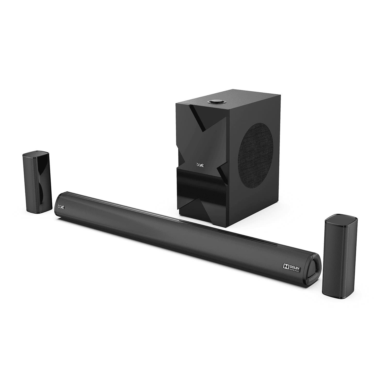 boAt AAVANTE Bar 3150D 260W 5.1 Channel Bluetooth Soundbar with Dolby Audio, Wired Subwoofer, Premium Black