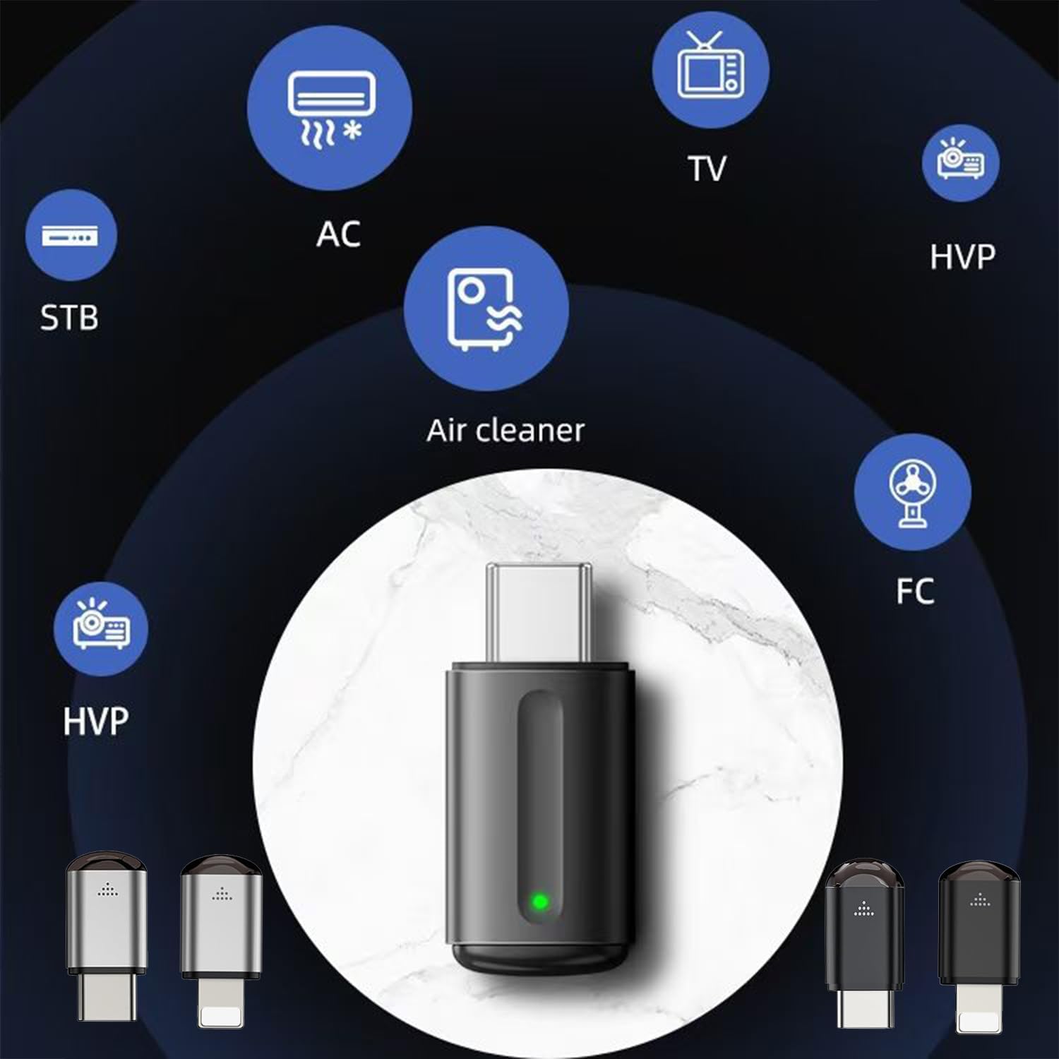 Cyberplex Iflipper Microlord Mini Universal Smartphone IR Remote Adapter Silver for iPhone - Image 5