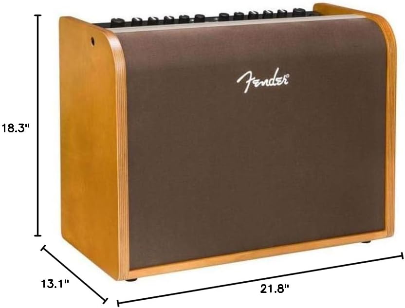 Fender Acoustic Guitar Amp 100 Watt Natural Blonde Wood 8 Inch Speaker Bluetooth 2-Year Warranty - Image 2