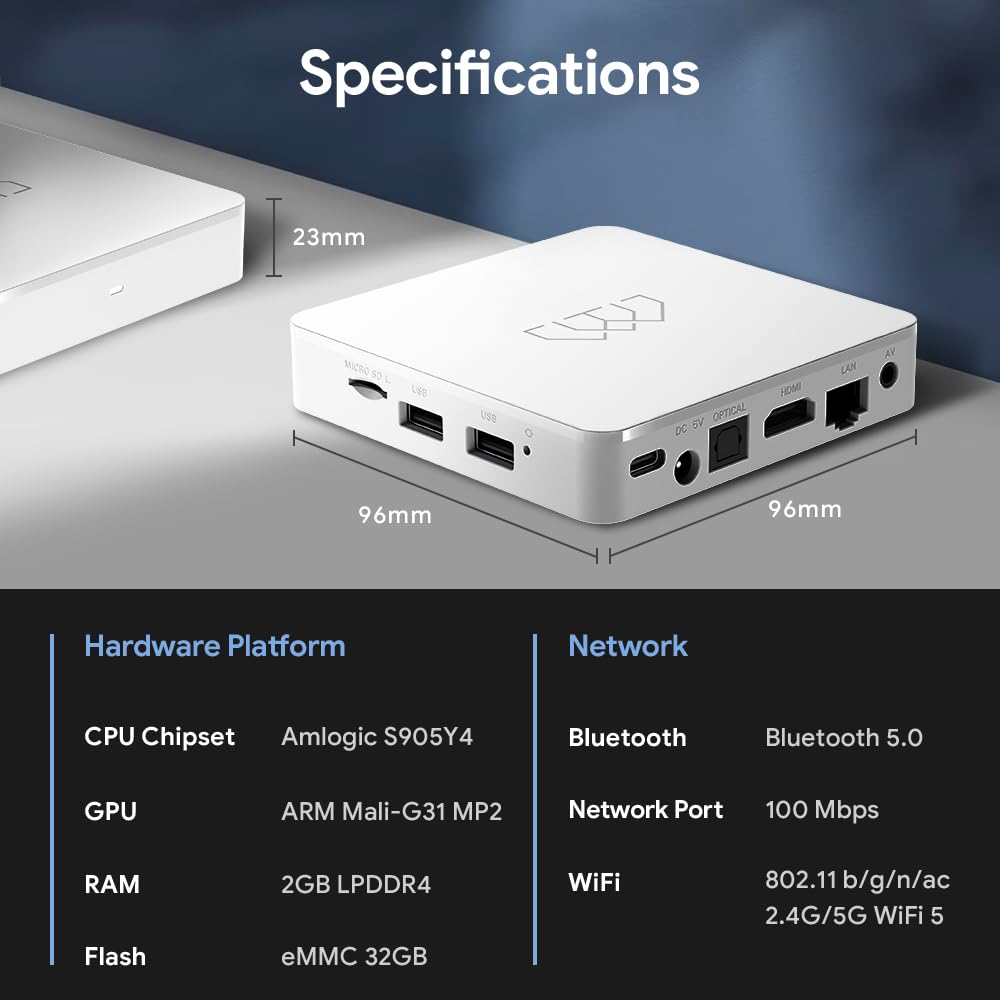 FitSpark MyTV 4K Google TV Box 2GB RAM 32GB Storage with Dolby Audio & Voice Remote - Image 9