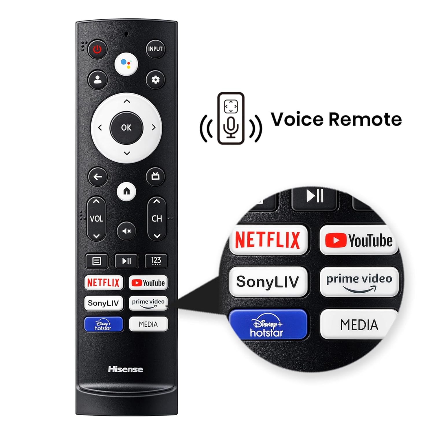 Hisense 65-inch E6N Series 4K Ultra HD Smart LED Google TV Black - Image 5