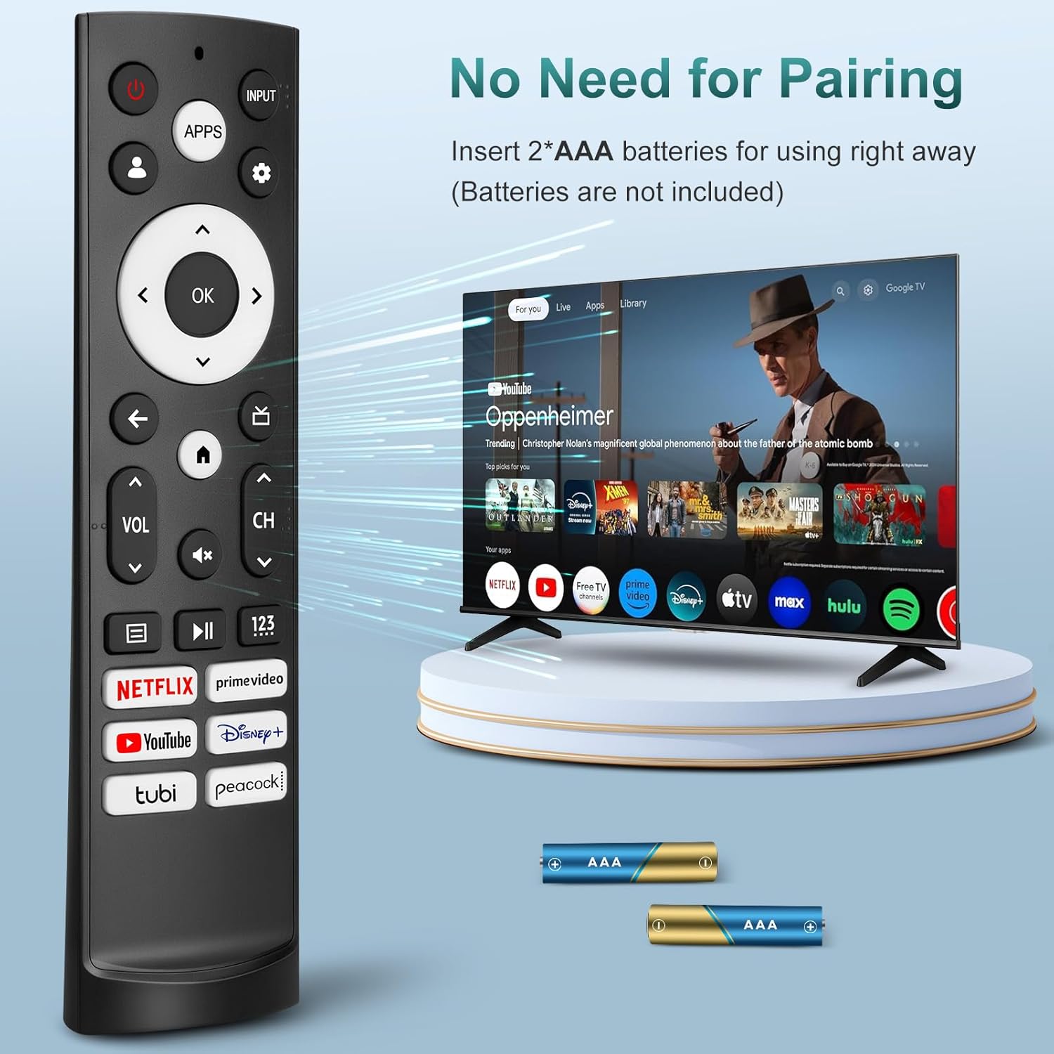 Hisense TV Remote Replacement 2 Pack for UHD ULED QLED 4K Smart TVs - Image 3