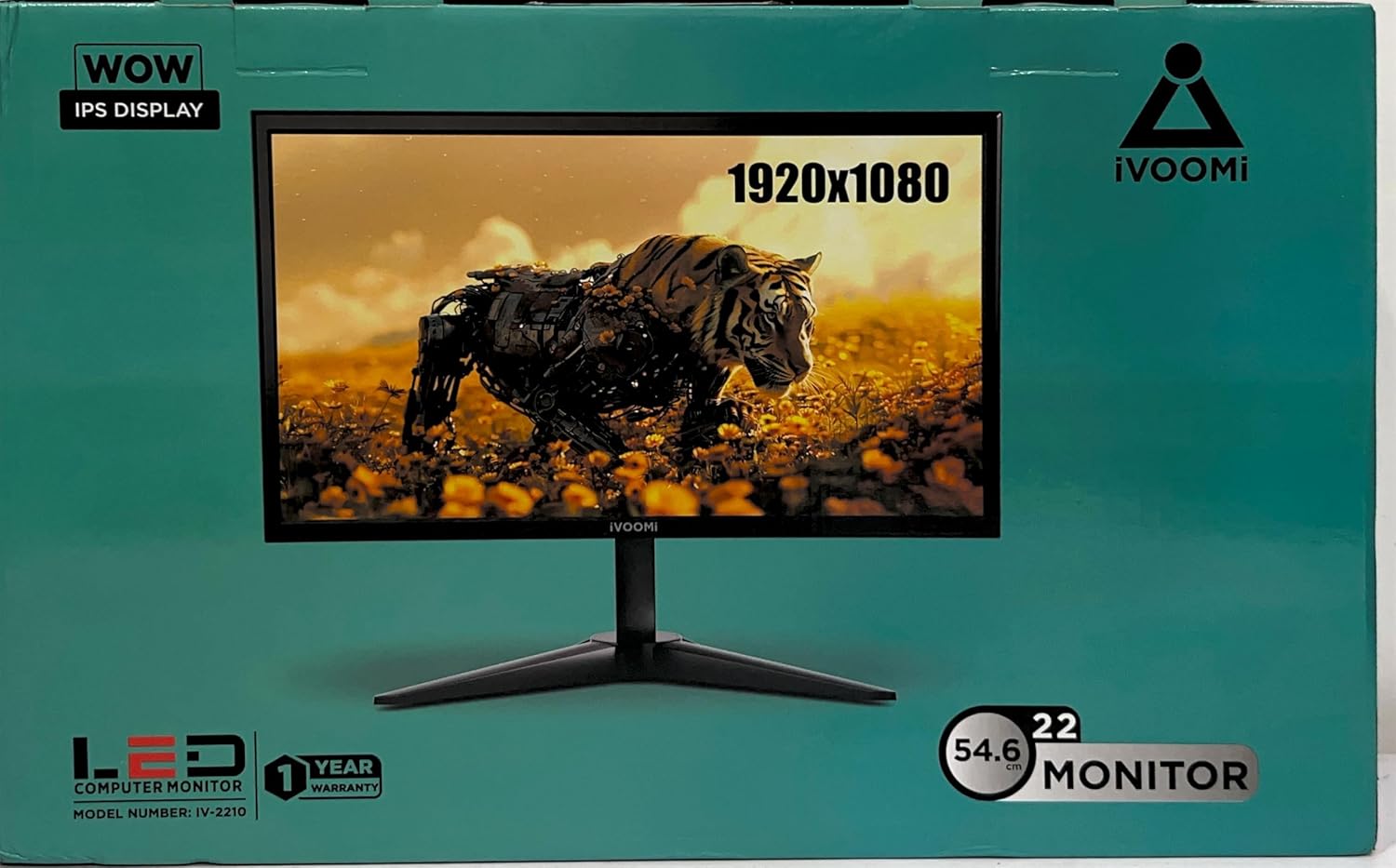 iVOOMi 22-Inch LED Monitor Black 60Hz Refresh Rate