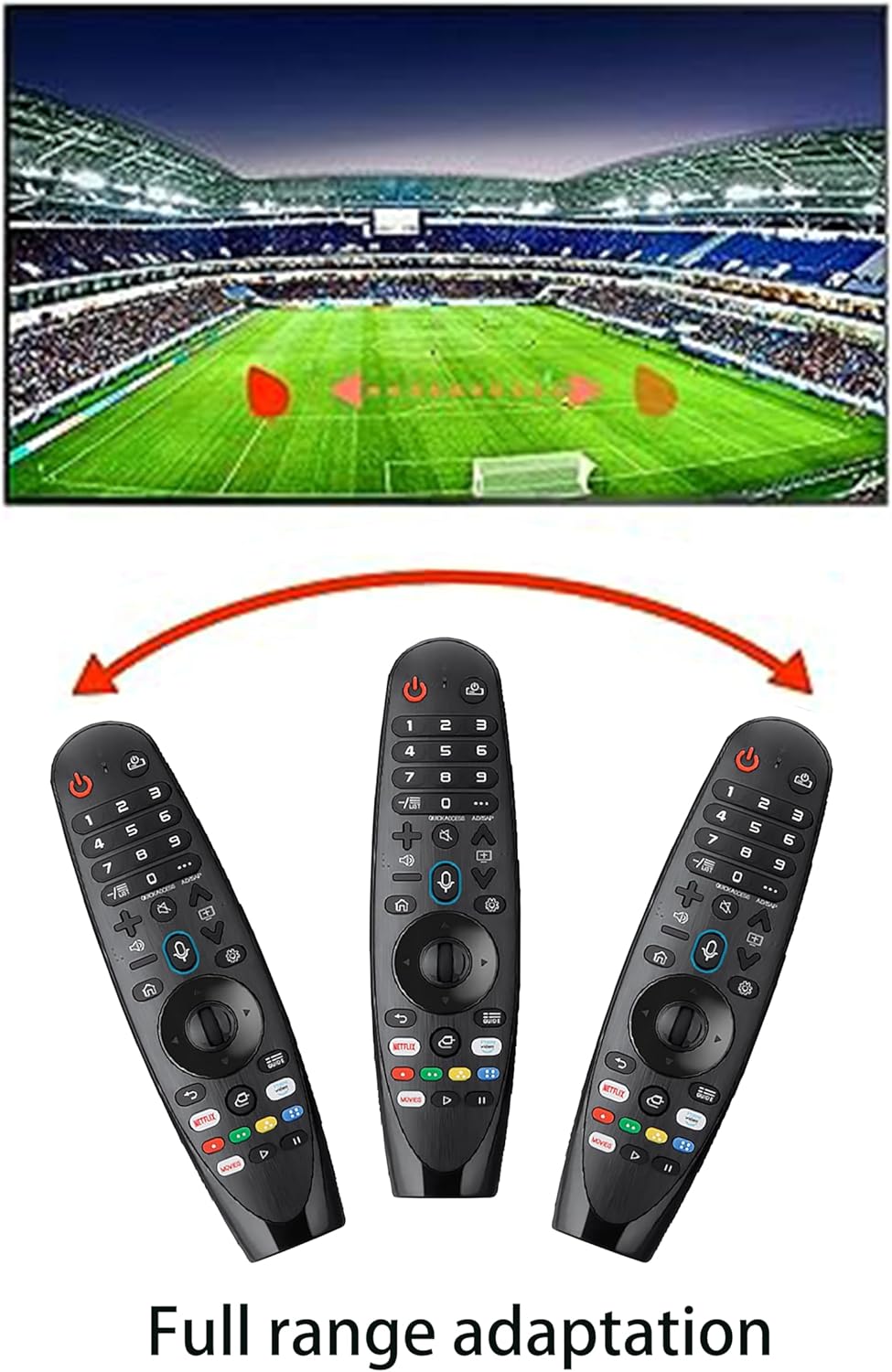 Joelrise AKB75855501 Replacement Smart TV Remote Control for LG AN-MR20GA AN-MR19BA with Wheel Control 433 MHz - Image 4