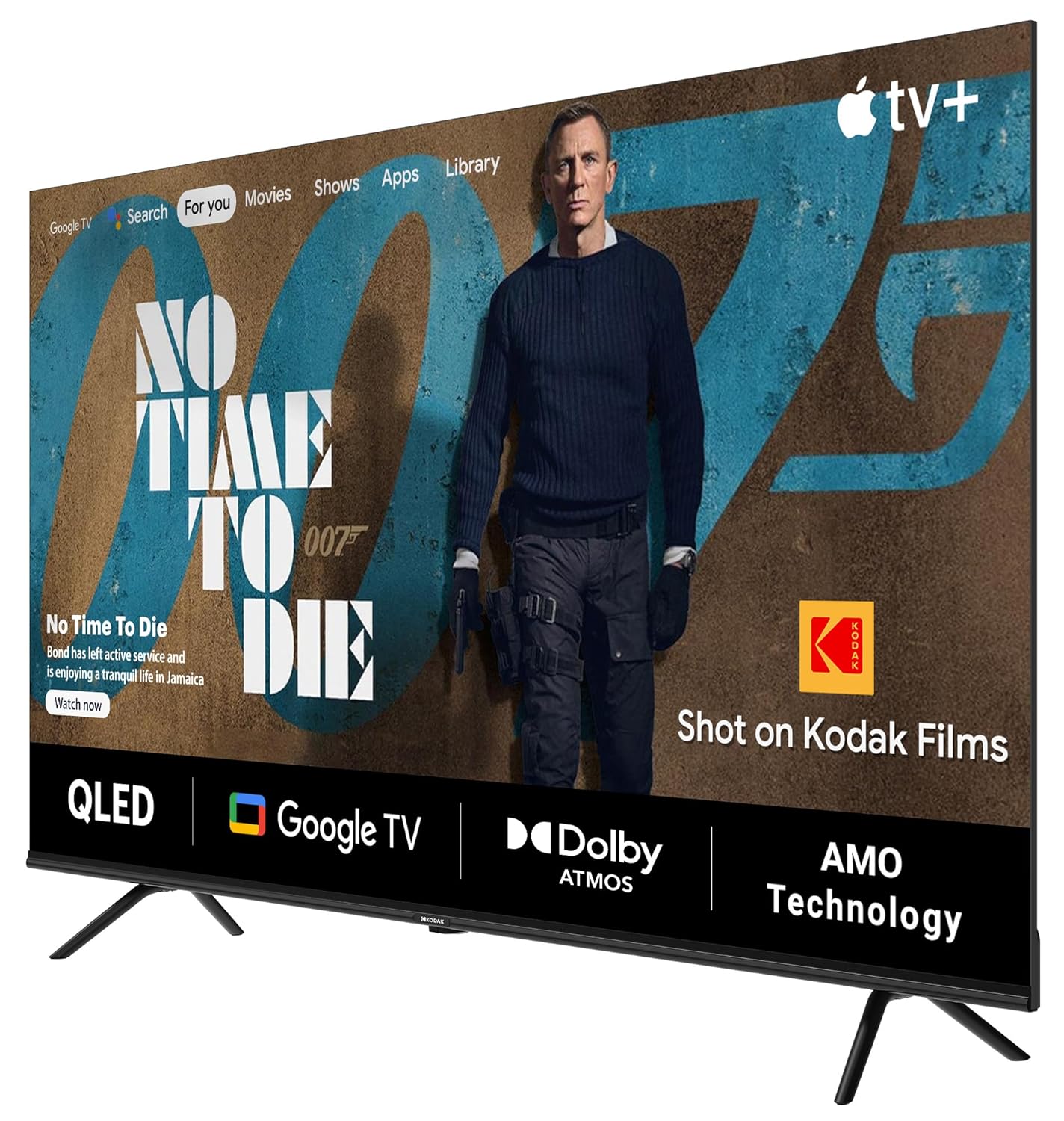 Kodak 55 Inch 4K Ultra HD Smart QLED Google TV 55MT5022 Black - Image 25
