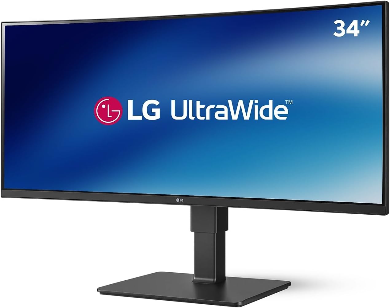 LG 34" Curved Ultrawide UW-QHD Webcam LED Monitor 21:9 Textured Black - Image 6