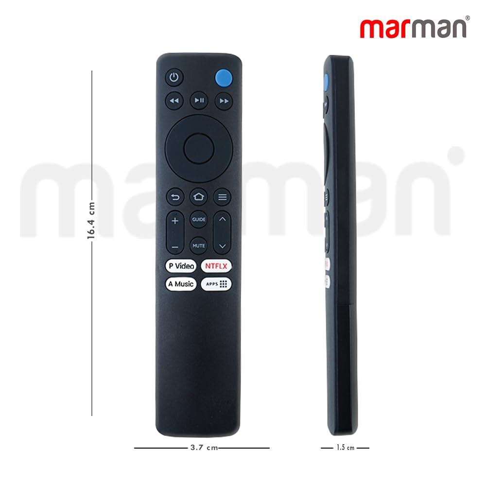 marman® Original Replacement Remote for Mi Redmi Fire TV L32R8-FVIN L43R8-FVIN HD Ready LED Smart Android Television Without Voice Command - Image 6