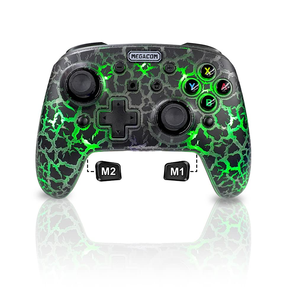 Megacom Pro Wireless Bluetooth Gamepad Controller for Switch, PC, Steam Deck - 13 Word Title