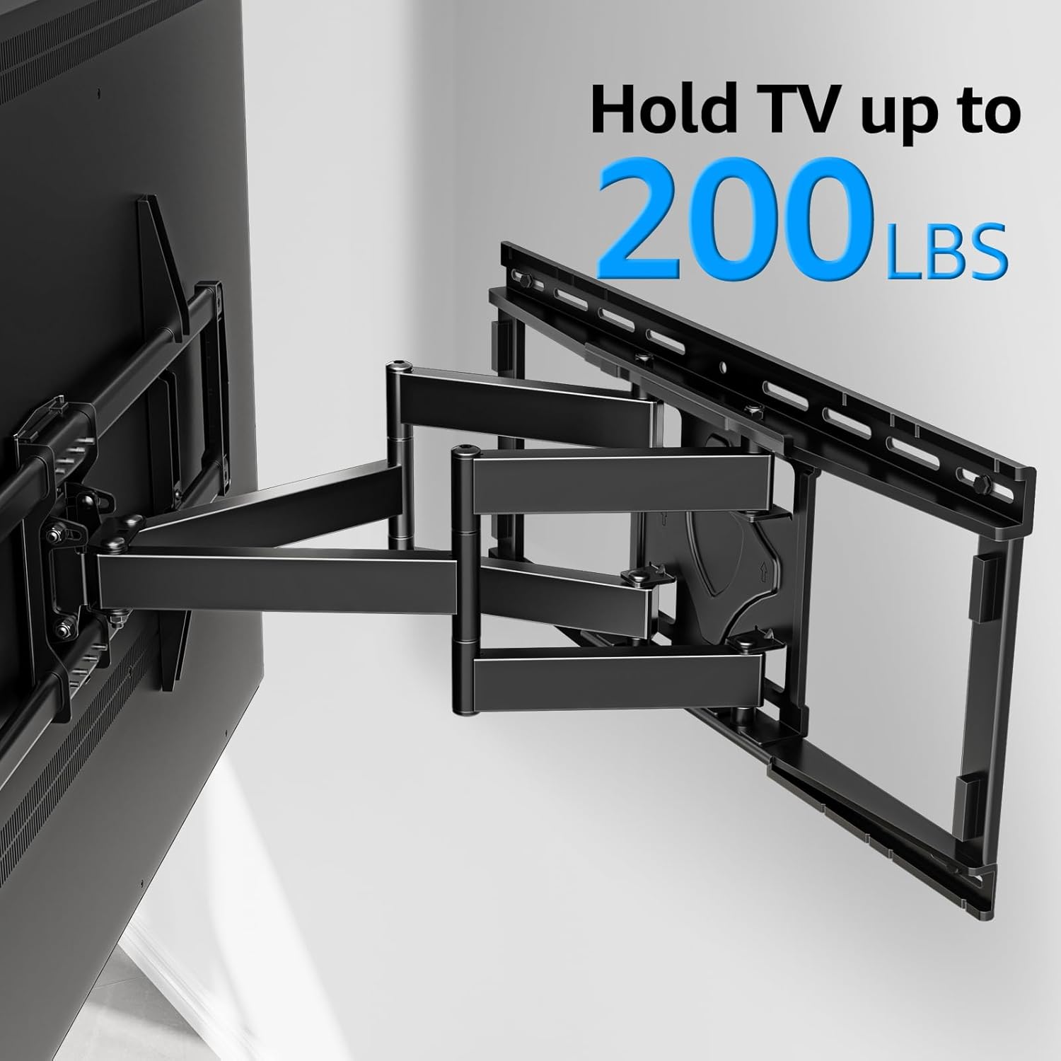MOUNTUP Full Motion TV Wall Mount for 47-90 Inch TVs, 200lbs Capacity, Max VESA 800x400 MU0015 - Image 7