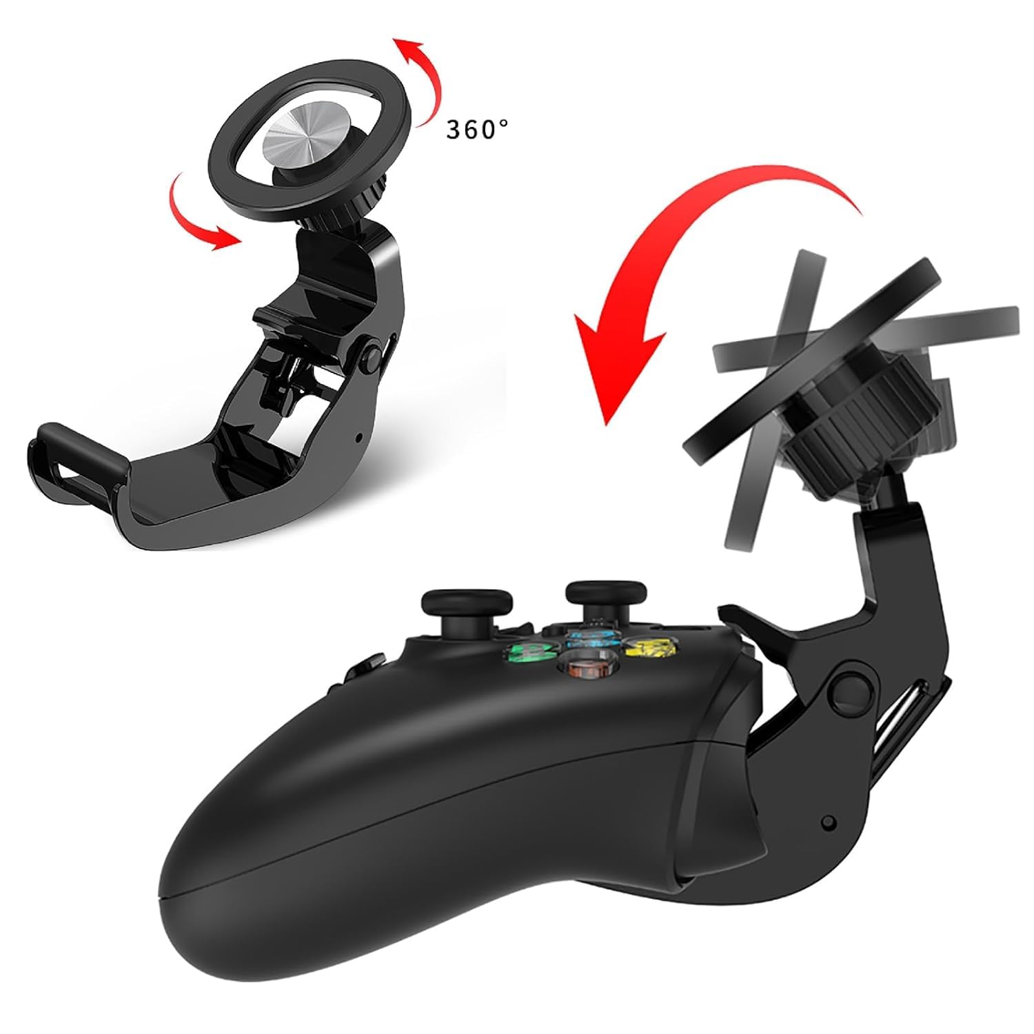 Nintendo Switch Pro Controller Magnetic Phone Mount Bracket Clip MagSafe Compatible - Image 5