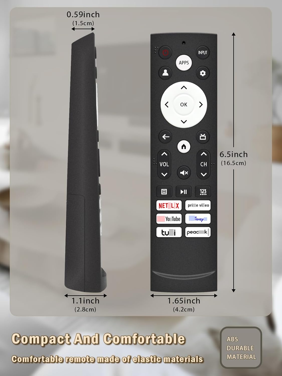 Hisense Smart Google TV ERF3M90H Replacement Remote Control for UHD 4K ULED Models - Image 5