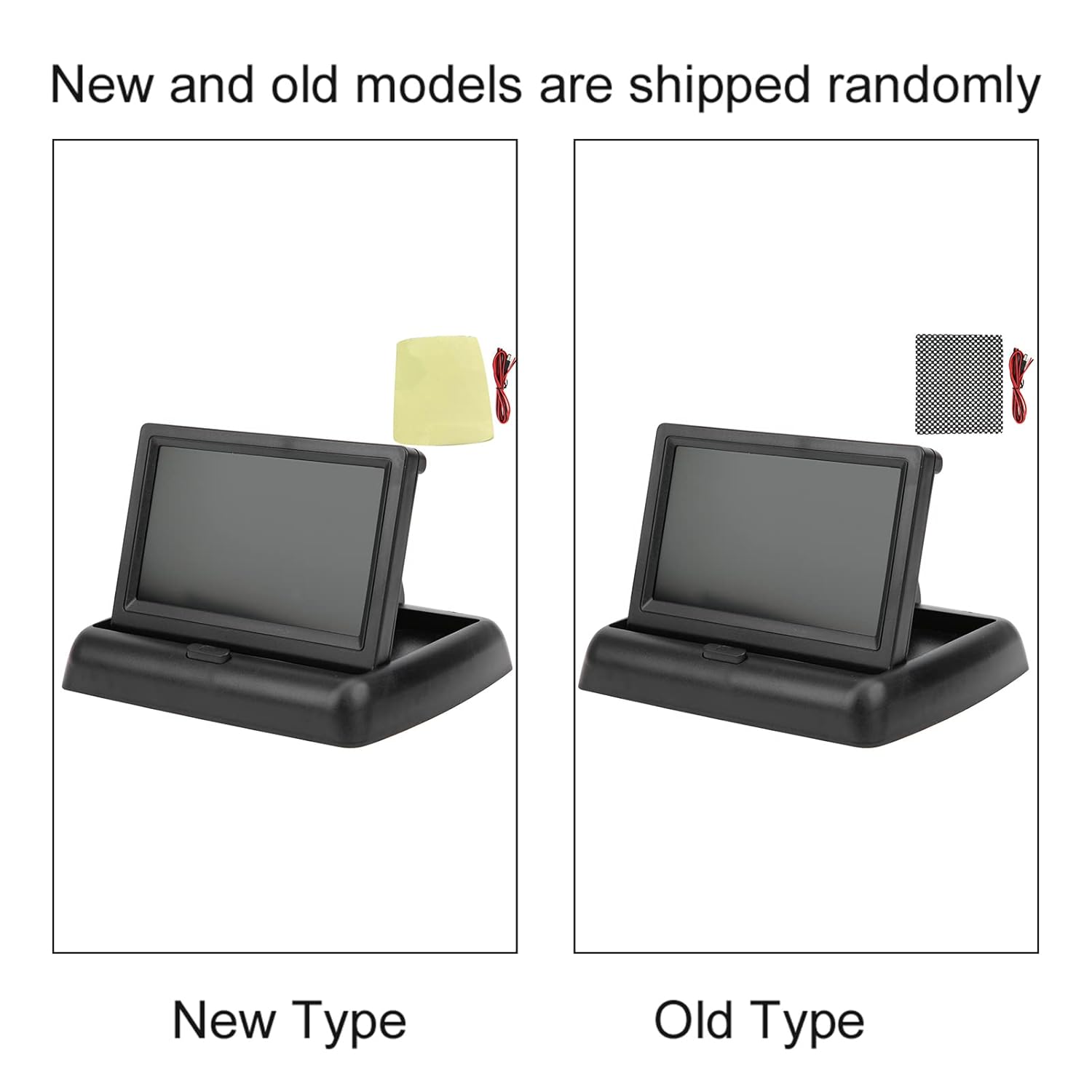 Nimmz Collection 7 Inch Foldable Car Monitor TFT LCD for Computer and Video Player - Image 2