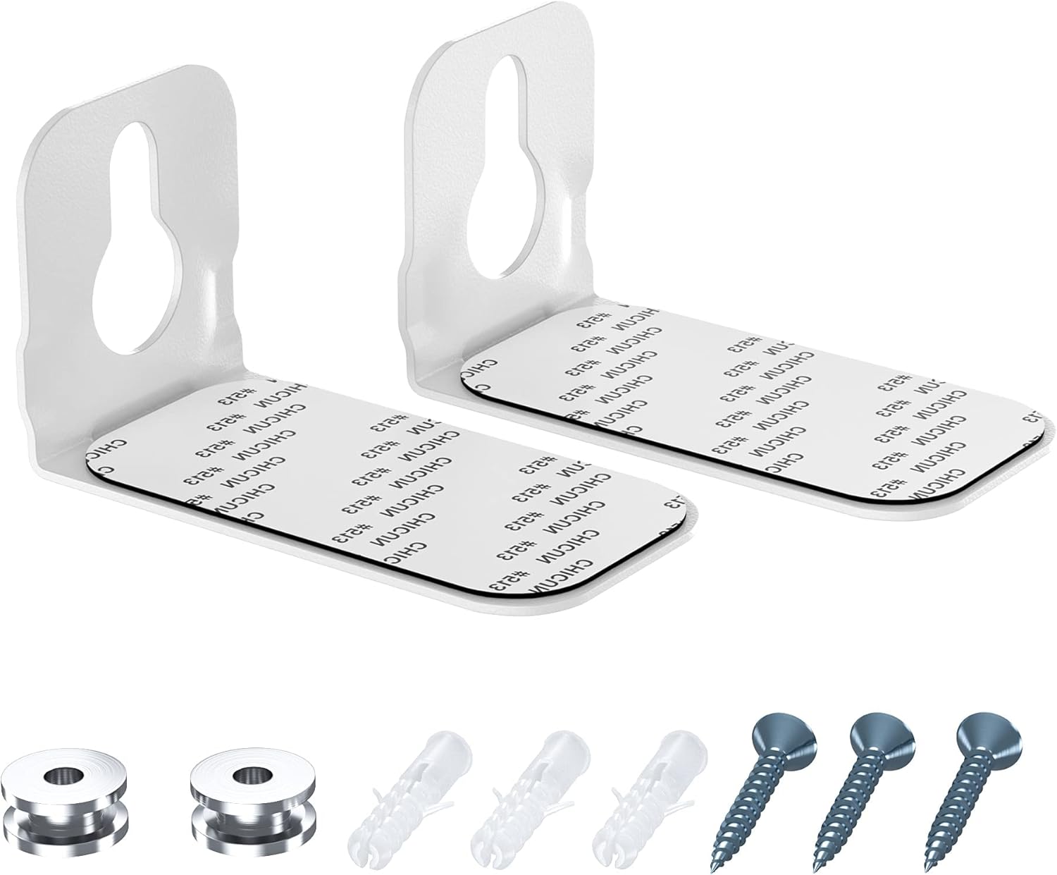 Universal Soundbar Wall Mount Bracket Floating Shelf for Samsung, LG, Sony and More