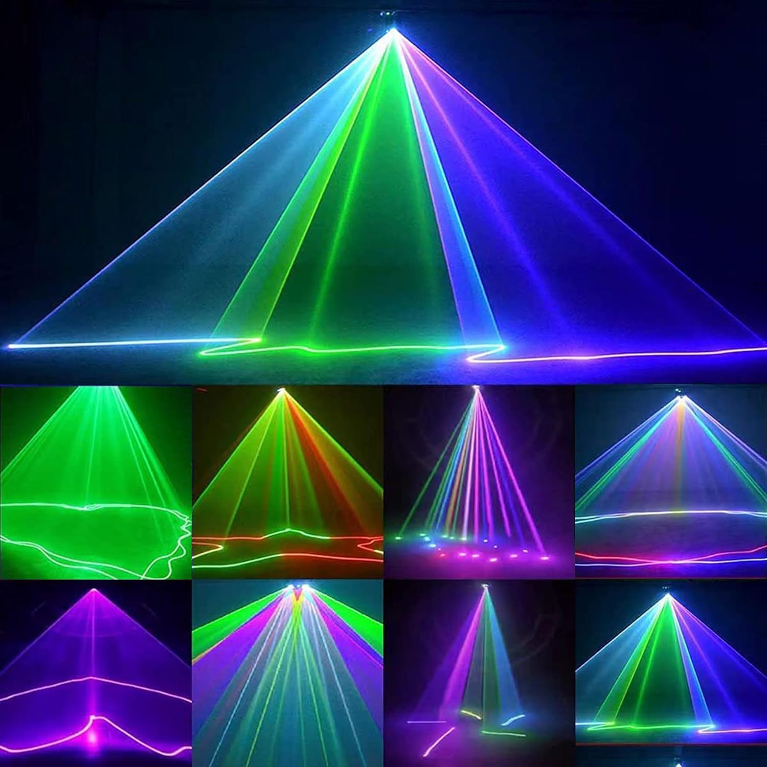 Professional RGB Laser Party Lights Sound Activated DJ Disco Light DMX Scanner Beam Effect Projector Lighting for KTV Bar Club Event - Image 3
