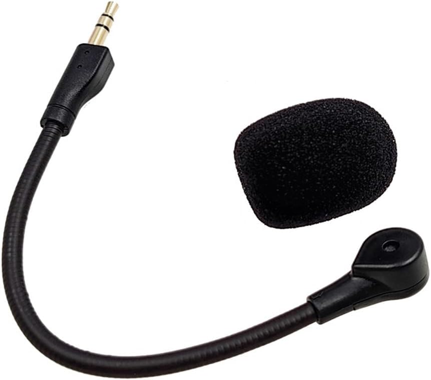 Logitech G PRO X Series Gaming Headset Replacement Microphone Detachable Noise Cancelling 3.5mm 2.5mm Cable 2 Pcs Foam Cover - Image 4