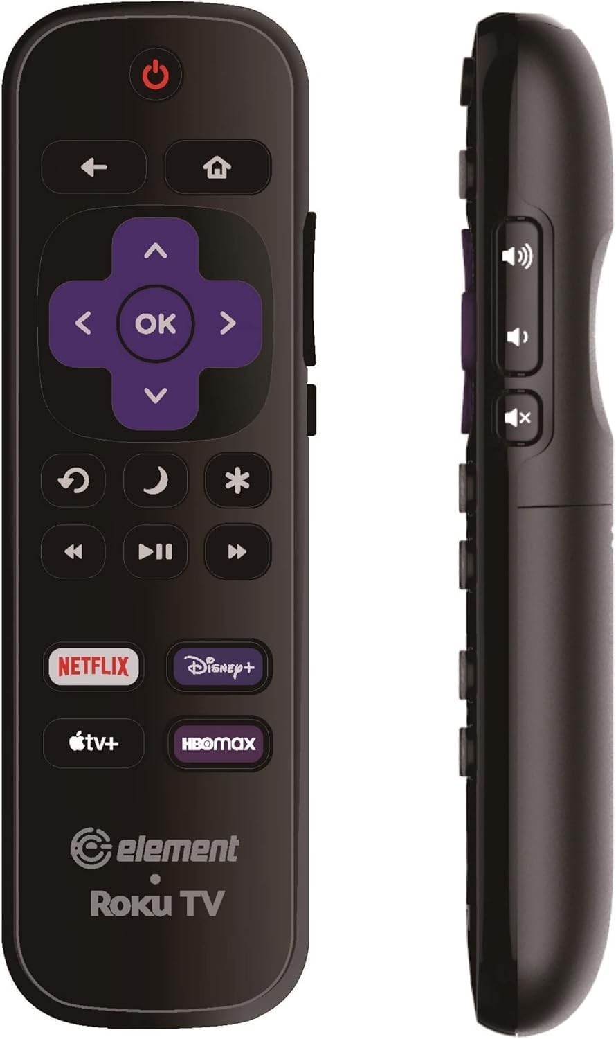 Element Smart 4K Ultra HDTV Replacement Remote Control - Universal App Support, New Condition - Image 4