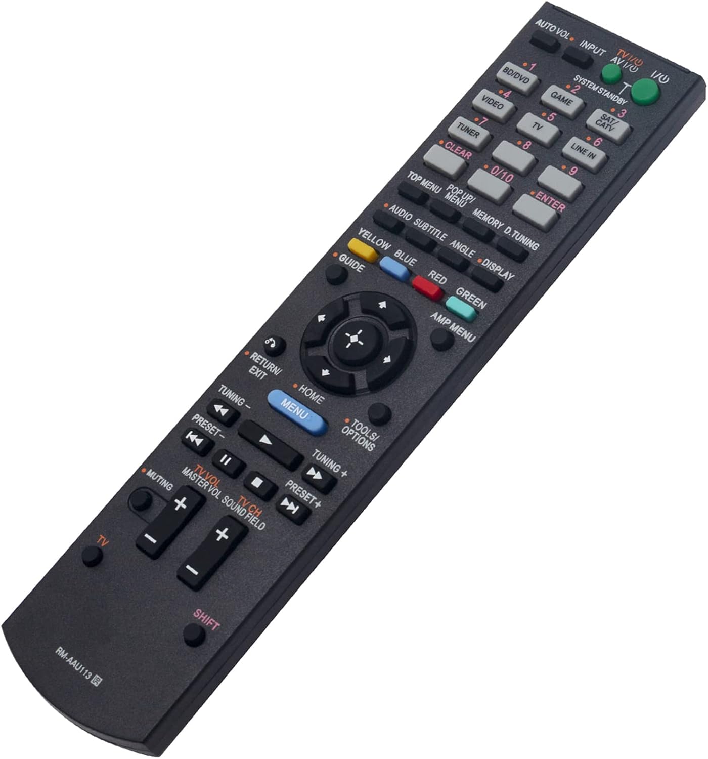 RM-AAU113 Replacement Remote for Sony HT-CT550W HT-SS380 Home Theater Systems - Image 3