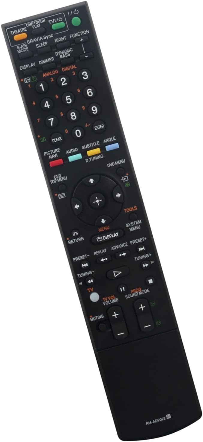 RM-ADP022 Replacement Remote Control for Sony DVD Home Theater System DAV-DZ860W DAV-DZ870W DAV-DZ660 DAV-DZ777 DAV-DZ77T - Image 3