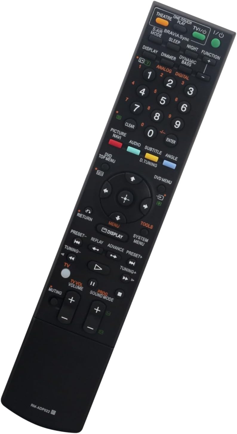 RM-ADP022 Replacement Remote Control for Sony DVD Home Theater System DAV-DZ860W DAV-DZ870W DAV-DZ660 DAV-DZ777 DAV-DZ77T - Image 2