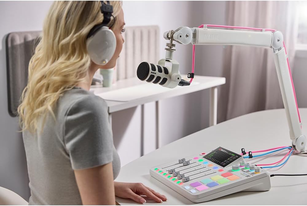 RØDE RØDECaster Pro II All-in-One Production Studio for Podcasting Streaming Music Content Creation White - Image 2