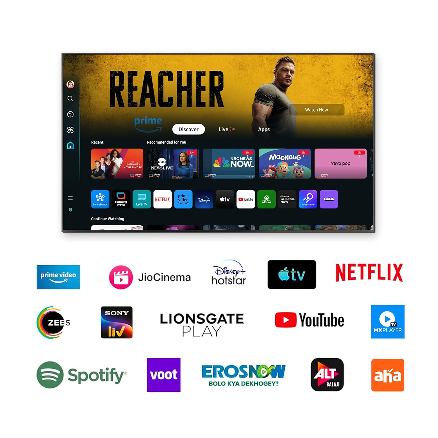 Samsung 55-inch Brighter Crystal 4K UHD Smart LED TV Titan Gray - Image 3