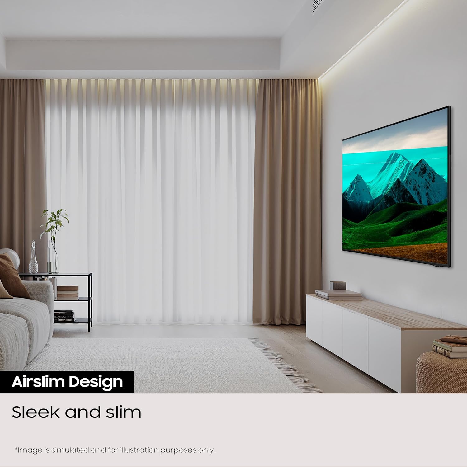 Samsung 55-inch Brighter Crystal 4K UHD Smart LED TV Titan Gray - Image 9