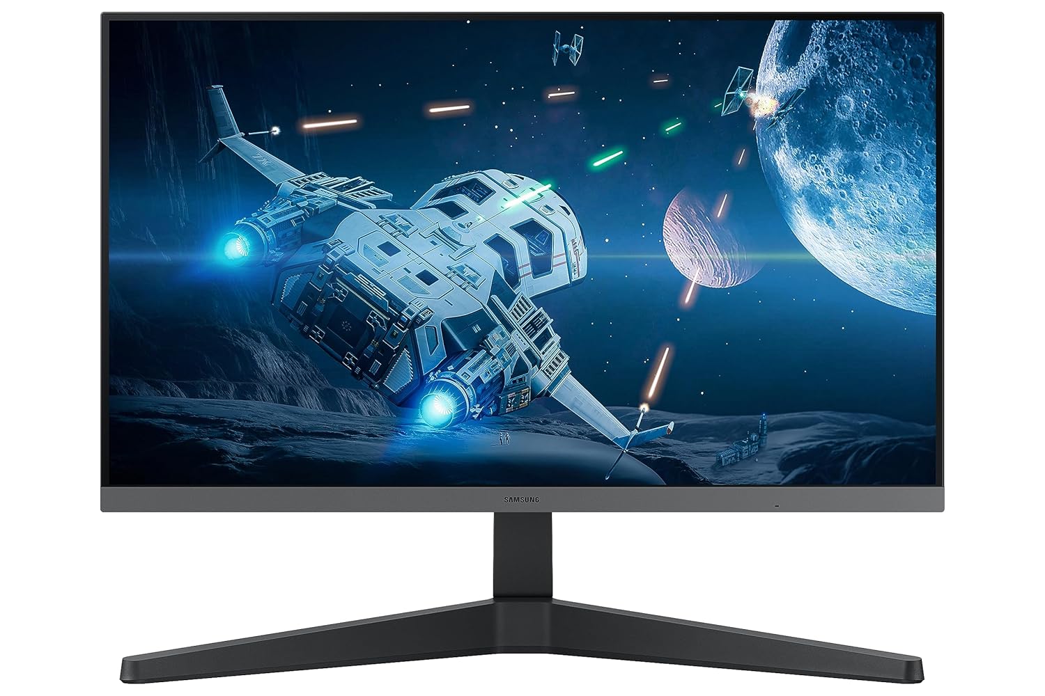Samsung 24-inch FHD IPS 100Hz Flat Monitor, Bezel-Less Black - Image 14