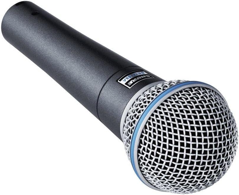 Shure Beta 58A Supercardioid Dynamic Vocal Microphone for Stage Studio with Stand Adapter and Storage Bag - Image 7