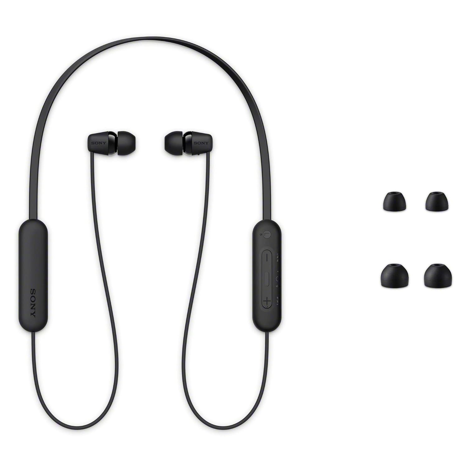 Sony WI-C100 Wireless In-Ear Bluetooth Headphones Blue 25 Hour Battery Customizable EQ - Image 4