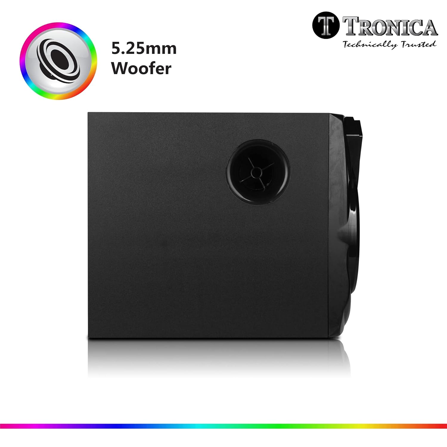 Tronica 60W BT2150 4.1 Home Theater System with Bluetooth, FM, SD Card, Aux, Remote - Image 3