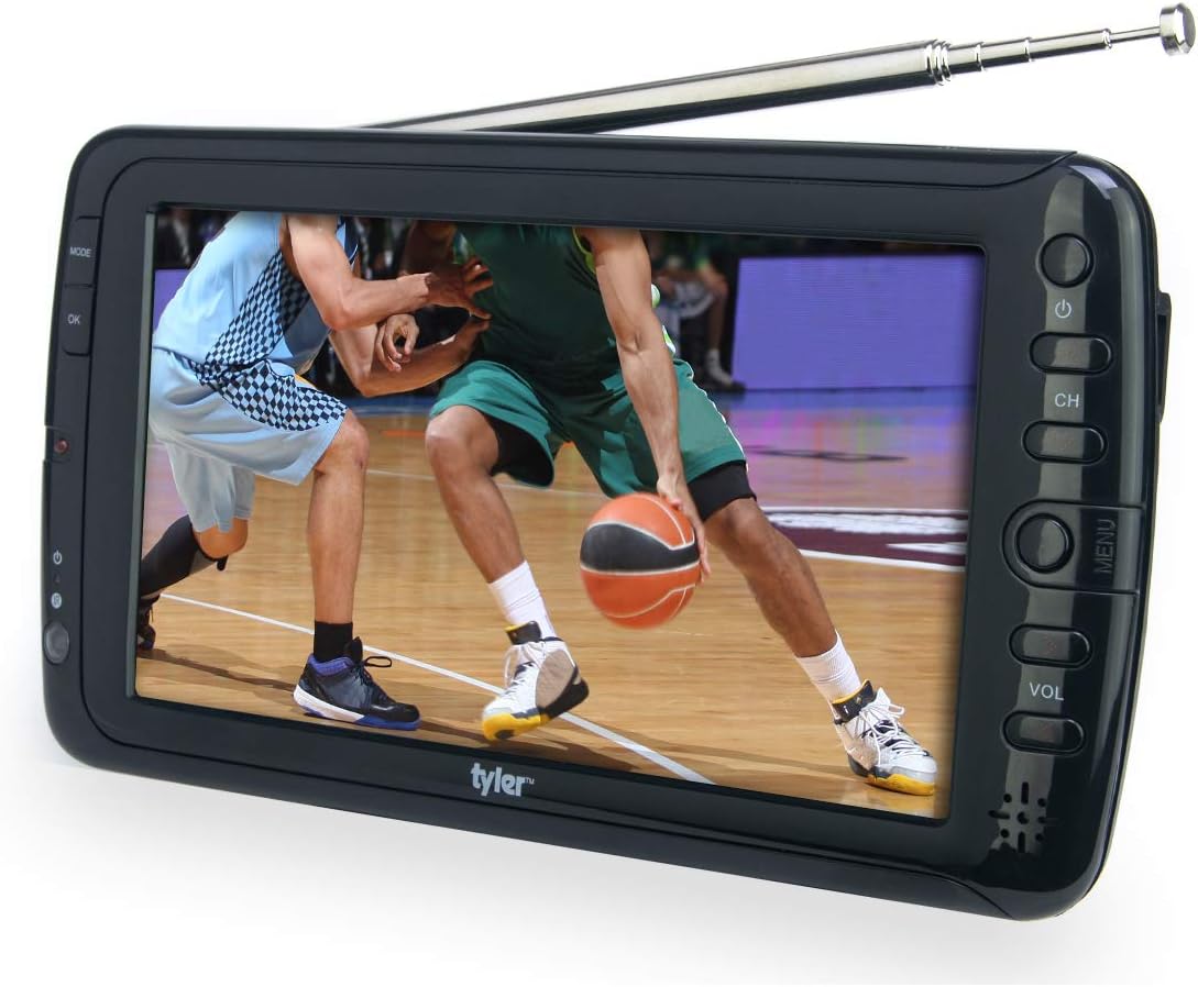 Tyler 7 Inch Portable HD-TV LCD Monitor with Rechargeable Battery Wireless USB HDMI AC/DC Remote and Built-in Stand - Image 3