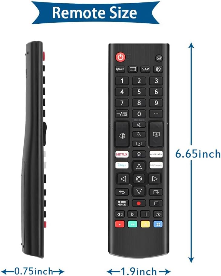 LG Smart TV Replacement Universal Remote Control 4K 8K UHD QNED HDR LED OLED WebOS - Image 5