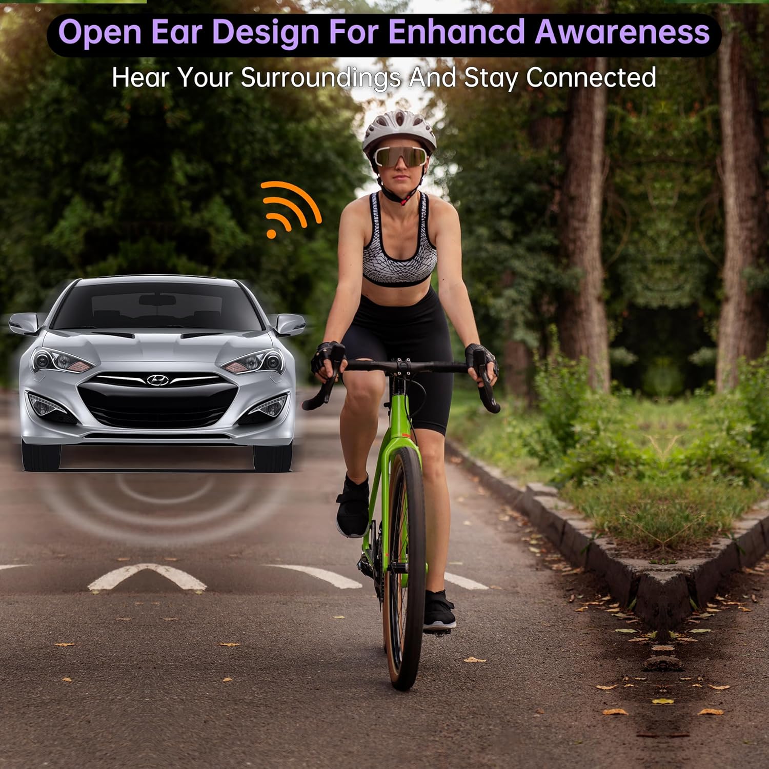 WeCool Moonwalk M1 Pro Open Earbuds 60H Playtime Bluetooth 5.4 Wireless with LED Display IP55 - Image 9