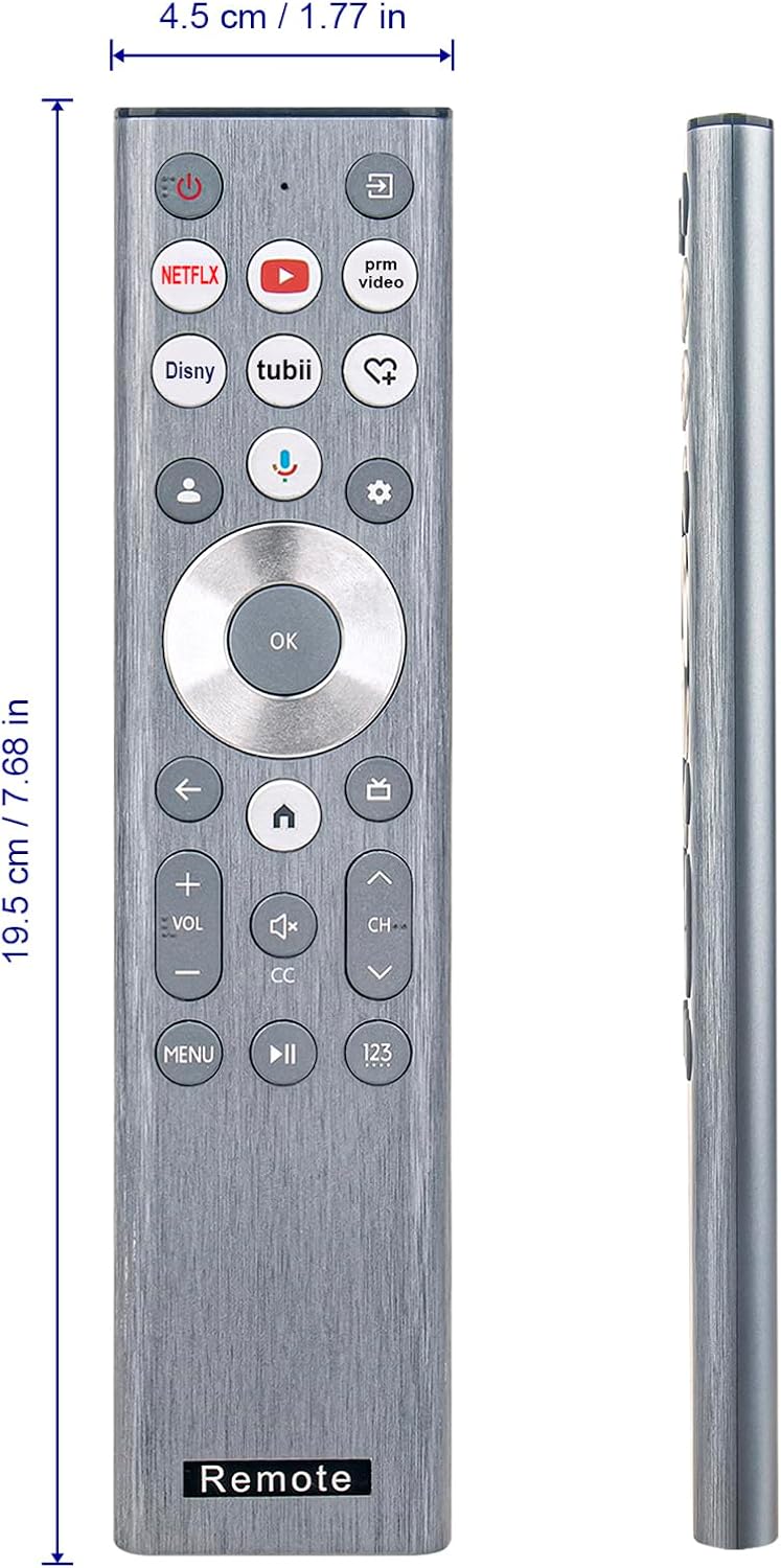 WINFLIKE ERF6A80H Backlit Voice Remote Control for Hisense ULED 4K Smart TVs - Image 3