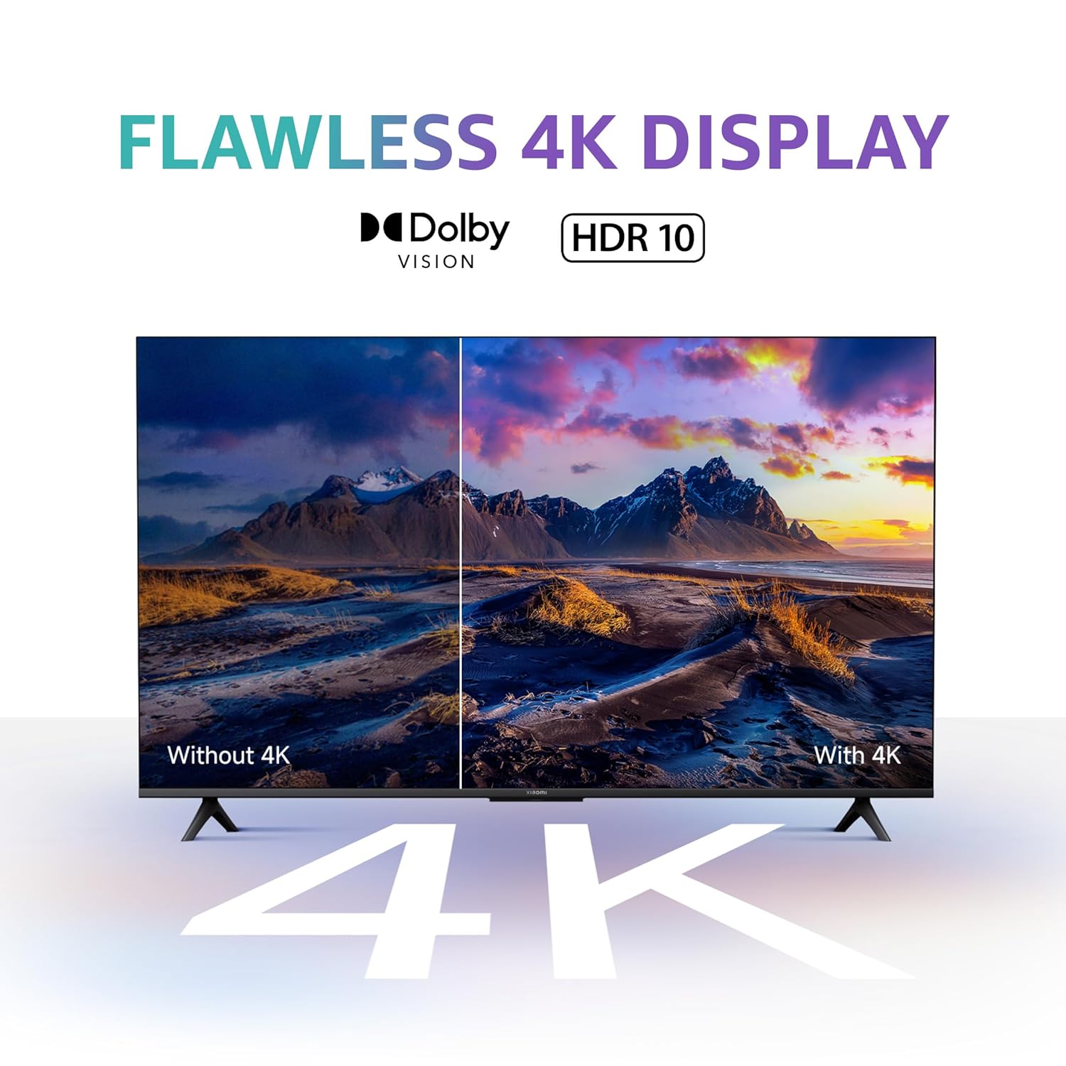 Xiaomi 50 Inch X Series 4K LED Smart Google TV L50MA-AUIN Black - Image 3
