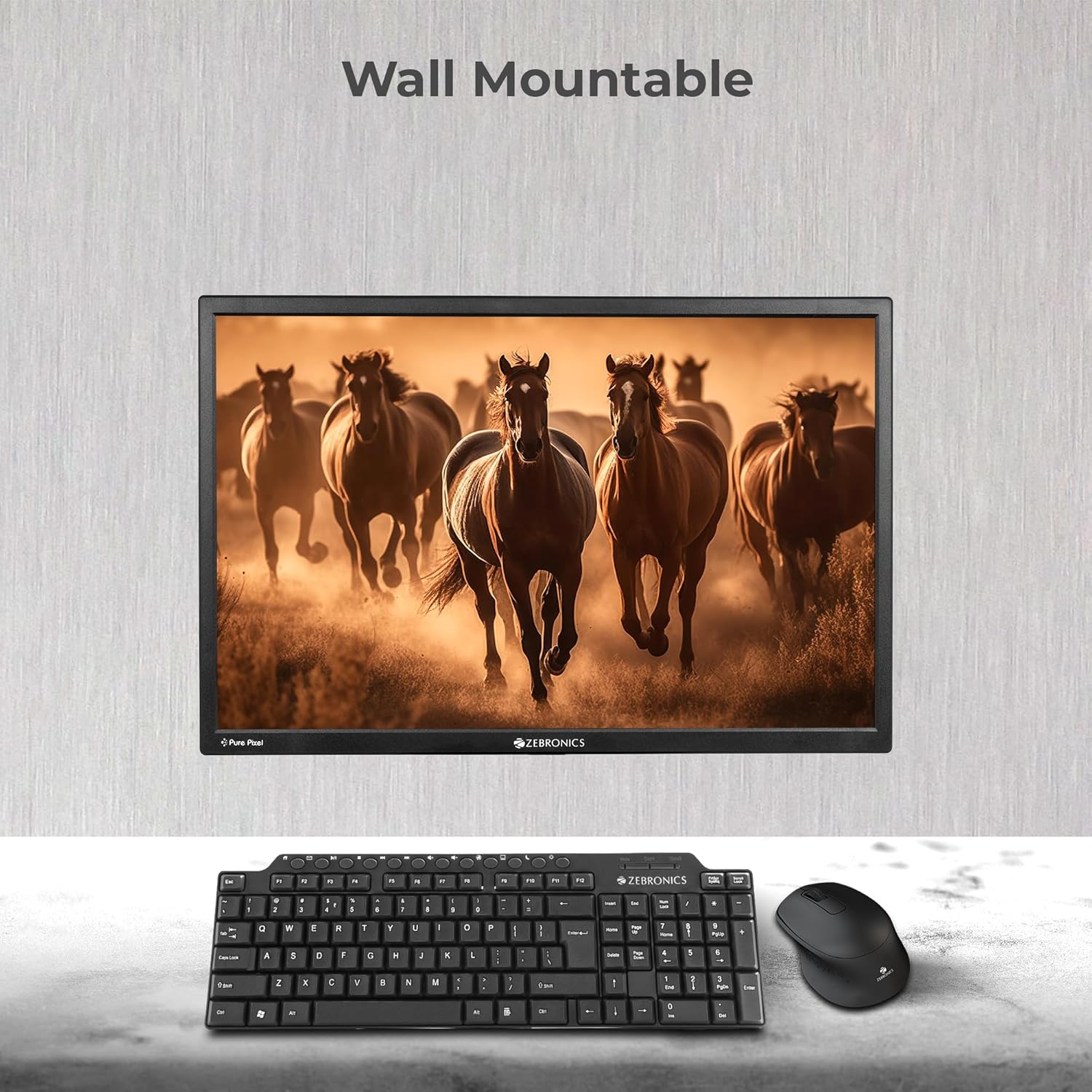 Zebronics EA122 21.5 inch HD+ LED Monitor 1680x1050 16:10 Aspect Ratio 16.7M Colors - Image 4