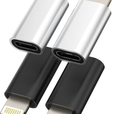 Zoyuzan 4-Pack Lightning Male to USB-C Female Adapter for iPhone and iPad Charging