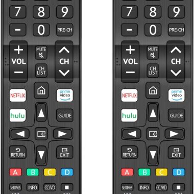 Pack of 2 Universal Samsung TV Remote Control Replacement for Smart LED LCD HDTV 3D