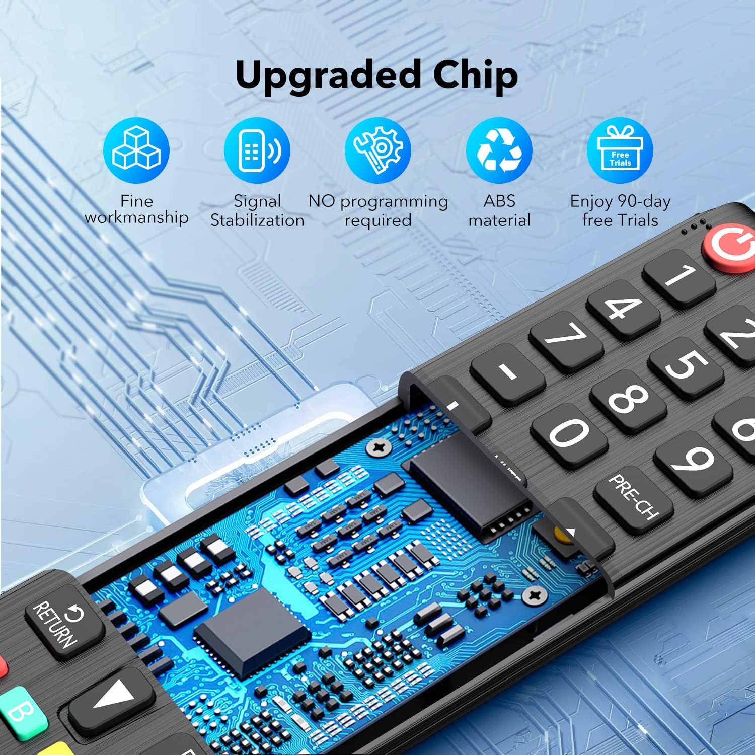 Pack of 2 Universal Samsung TV Remote Control Replacement for Smart LED LCD HDTV 3D - Image 3
