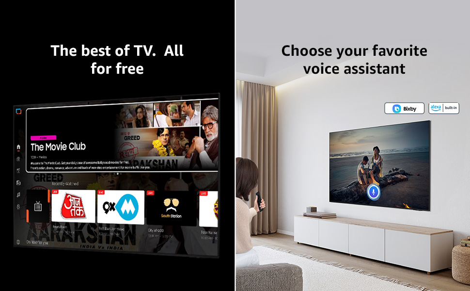 Samsung TV Plus Multiple Voice Assistant Image