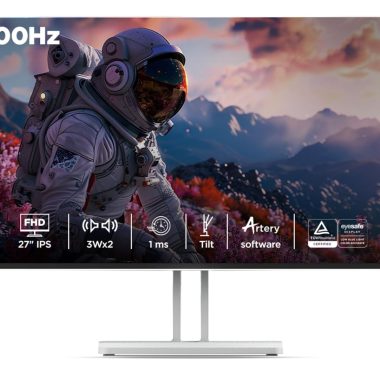 Lenovo L27i-4A 27 Inch FHD IPS 100Hz 1ms FreeSync Monitor Cloud Grey