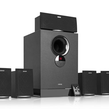 Edifier R501BT 93W 5.1 Channel Wireless Bluetooth Satellite Speaker System Black