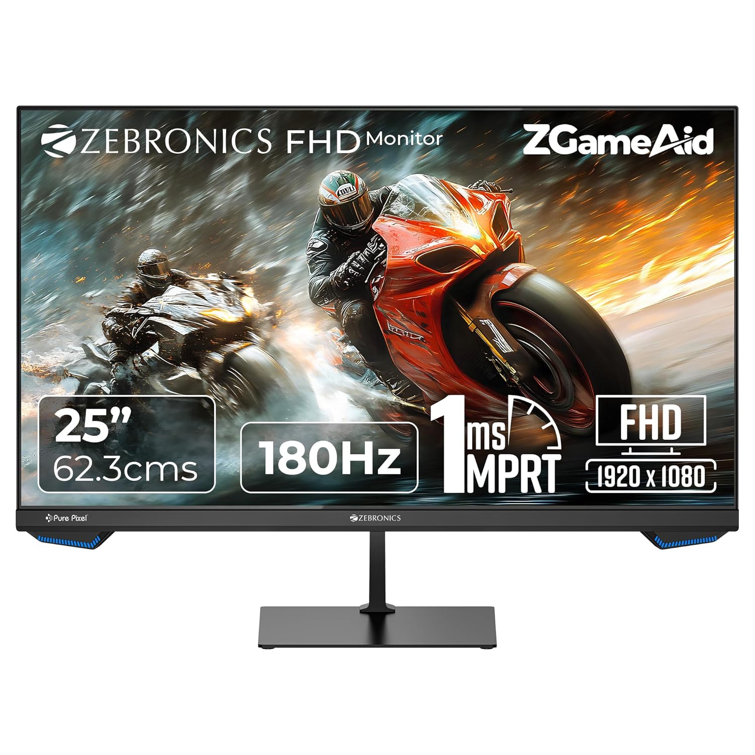 Zebronics N25A 25 Inch FHD IPS 180Hz 1ms MPRT Gaming Monitor with HDR10