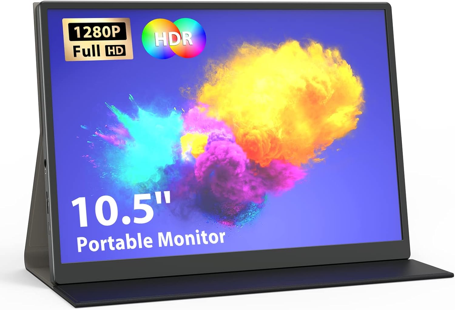10.5 Inch FHD 1920x1280 IPS Portable Monitor 100% SRGB Gaming Display with Smart Cover