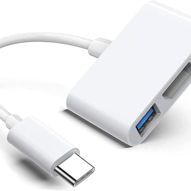 Apple MFi Certified 7-in-1 USB-C Hub Adapter 4K HDMI 60Hz USB-A 3.0 100W PD for MacBook iPhone iPad Samsung