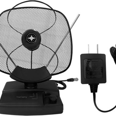 200+ Mile Range Amplified Indoor Digital TV Antenna with 8K 4K 1080P HD Support for All TVs
